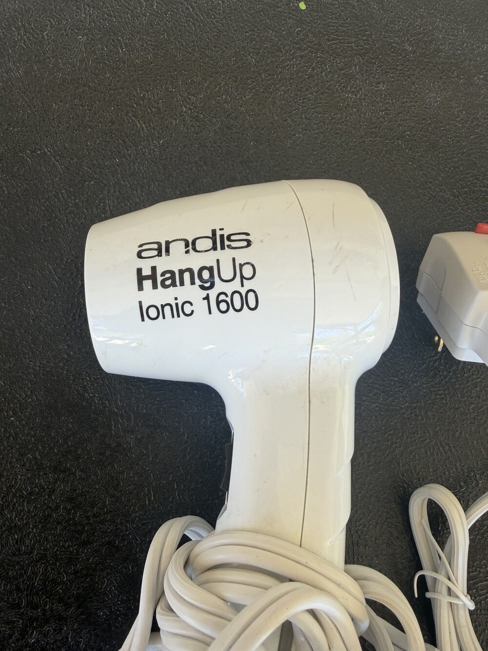 VTG RARE Andis HangUp Ionic Hair Dryer 1600 Watts Wall Mount Works!